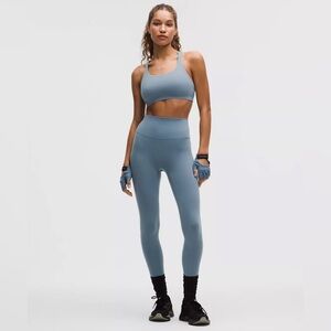 Lululemon Athletica Wunder Train No Line High-Rise Tight 25” color steel blue